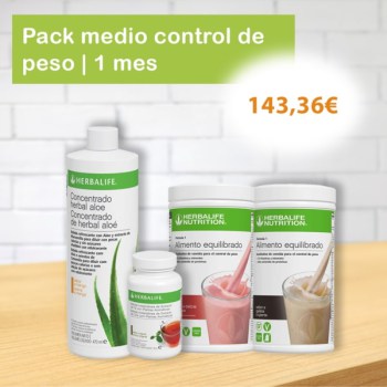 Pack medio control de peso Herbalife | 1 mes